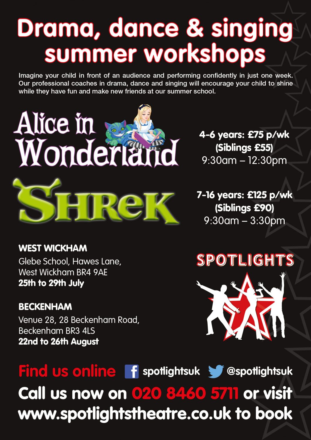 Summer School 2016 Spotlights Theatre School